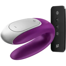 Satisfyer Double FUN Paar-Vibrator Purple 9,2 cm
