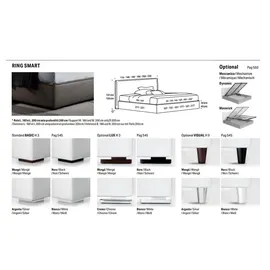 xl moebel gmbh Luxus Doppel Betten Braun 200x200 Schlaf Zimmer Leder Hotel Bett Polster Design - Braun