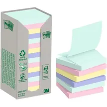 Post-it Post-it® Recycling Z-Notes Haftnotizen farbsortiert, 16 Blöcke
