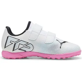 Puma Future 7 Play TT Jr. puma white/puma black/poison pink 38