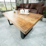 Riess-Ambiente Iron Craft Schwarz Mangoholz 100 x 46 cm