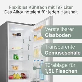 Bomann KG 7353 Edelstahl-Optik