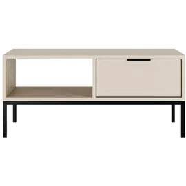 petits-meubles Couchtisch Seattle Beige Holzwerkstoff 100 x 45,4 x 60 cm