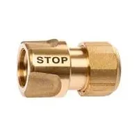 Geka Schlauchstück 1/2 Zoll Messing