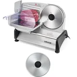 Vevor Allesschneider Fleischschneider 200 W elektrische Aufschnittmaschine mit 19 cm Klinge, Fleischschneidemaschine mit 0–15 mm einstellbarer Dicke, für gefrorenes Fleisch Schinken Prime Steak