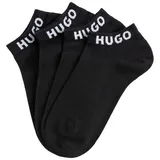 hugo underwear HUGO Socken 3P AS UNI CC W (Packung, 3-Paar, 3er) mit kontrastfarbenen Logoschriftzug schwarz 39-42