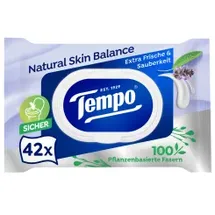 Tempo Natural Skin Balance feuchte Toilettentücher 16 x 42 St.