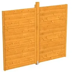 Skan Holz Wand-Element für Pavillon Toulouse eiche hell
