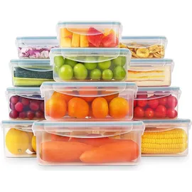 yashe Frischhaltedose transparent 1 l 8-teiliges Set