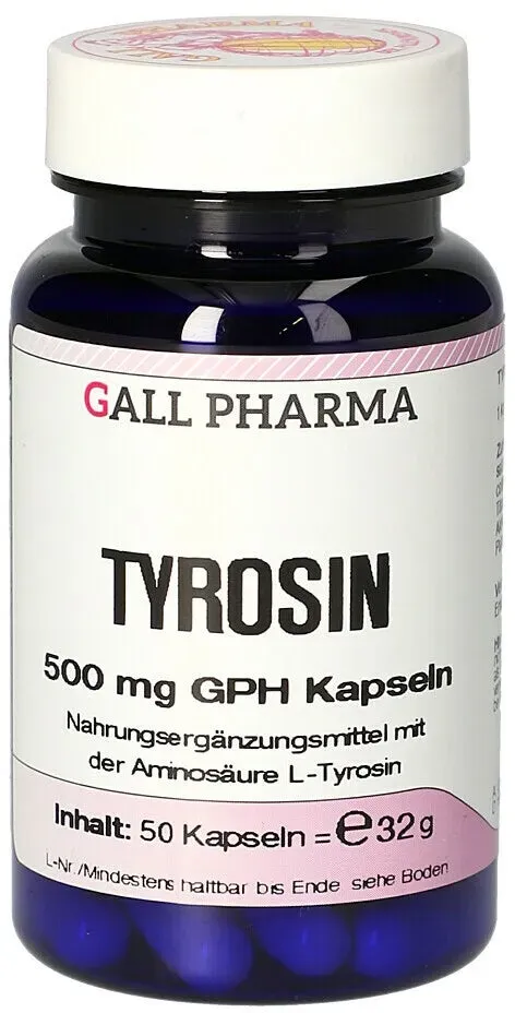 Tyrosin 500 mg GPH Kapseln 50 St