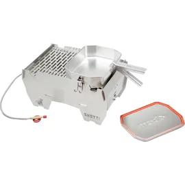 Skotti Edelstahlbox 1 l Silber/Weiß