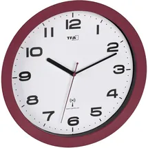 TFA Funkwanduhr 32 cm 60.3554 rot