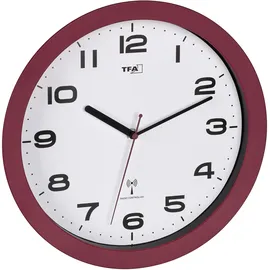 TFA Funkwanduhr 32 cm 60.3554 rot