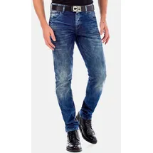 Cipo & Baxx Slim-fit-Jeans, in regular Fit 30, US-Größen blau Herren, Slim-fit-Jeans Slim Jeans