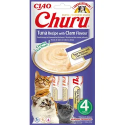 INABA CAT Churu Thunfisch mit Muscheln 4x14g