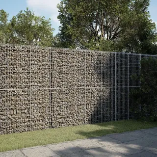 vidaXL Gabione mit Deckel 300 x 50 x 200 cm