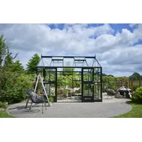 Juliana Jubii 60 Gewächshaus Schwarz ESG 3 mm 10,9 m2