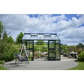 Juliana Jubii 60 Gewächshaus Schwarz ESG 3 mm 10,9 m2