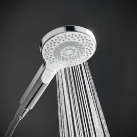 Kludi DIVE Handbrause Eco, mit Kalkschnellreinigung, 3 Strahlarten, 6983005-00,