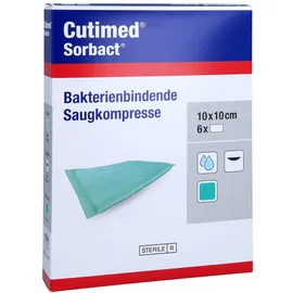 ACA Müller / ADAG Pharma Cutimed Sorbact Saugkompressen 10x10 cm