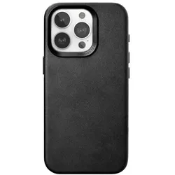 Woodcessories Bio Leather Case MagSafe iPhone 15 Pro Black