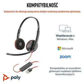 Poly Blackwire 3220 USB-C Stereo-Headset