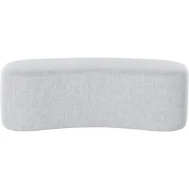 LeGer Home by Lena Gercke Polsterhocker Dilara Polyester 143 x 45 x 68 cm Grau/Silber