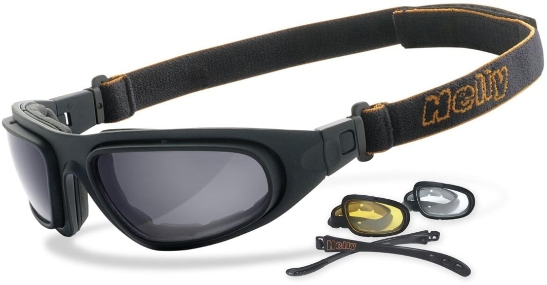 Helly Bikereyes Eagle Motorradbrille, schwarz für Männer