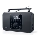 muse M-091R Kofferradio PLL U-M, AUX-IN - Schwarz