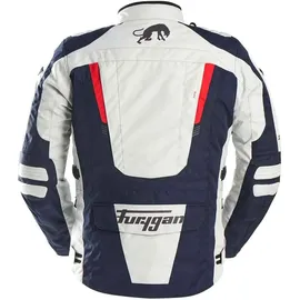 Furygan Apalaches Evo Textiljacke wasserdicht - Dunkelblau/Hellgrau/Rot / L