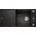 Blanco Axia III XL 6 S-F Silgranit PuraDur, ink. Glasschneidbrett schwarz