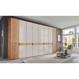 Wiemann Drehtürenschrank Cardiff 393,1 x 236 x 58 cm Braun/Weiß