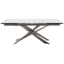 MCA Furniture MCA Tesero Auszugtisch Edelstahl/Keramik 200x100(300) cm