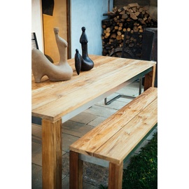 Diamond Garden Nizza Tisch 3 Planken/Recycled Teak Natur 170x95 - 220x100 cm