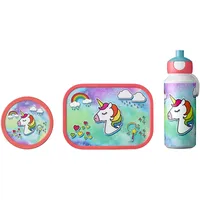 Mepal lunchset campus (pu+bd+fb) - unicorn