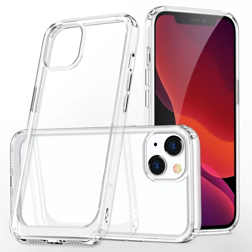 Schutzhülle für iPhone 13 Kamera Case Panzerhülle Handyhülle Cover Tasche Transparent Smartphone Bumper