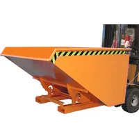 Bauer Südlohn Kippbehälter Stahl 1200 mm Gelborange