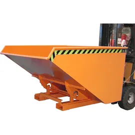 Bauer Südlohn Kippbehälter Stahl 1200 mm Gelborange