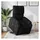 vidaXL Massagesessel mit Aufstehhilfe Stoff 99 x 99 x 99 cm Schwarz elektrisch