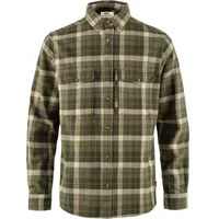Fjällräven Värmland Heavy Flannel Shirt, Green/Deep forest M