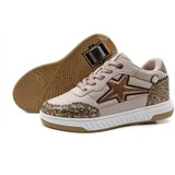 BREEZY ROLLERS Schuhe mit Rollen für Kinder I Rollschuhe-Sneaker Kids I Von Kinder Straßen-Schuhen zu Rollschuh in wenigen Sek. I - 31 EU