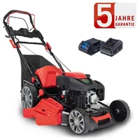 SCHEPPACH Benzin Rasenmäher MS225-56E 6PS 7IN1 Schnittbreite 56cm Akku