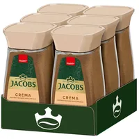 Jacobs löslicher Kaffee Crema 6 Packungen 1200 g