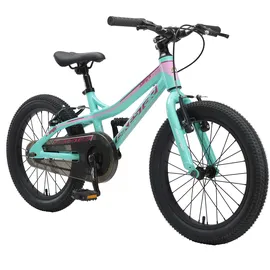 Bikestar Kinder-Mountainbike alu 18 Zoll mintgrün aquamaringrün 27, CM