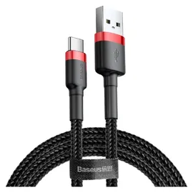 Baseus USB-A auf USB-C 3 m Schwarz/Rot