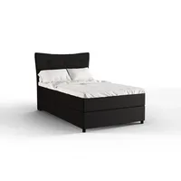 Panda möbel Boxbett, Dunkelgrau, Holz, Mode, 120x200 cm, Oeko-Tex®