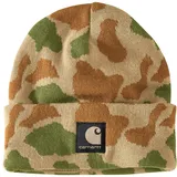 Carhartt Herren Knit Camo Beanie, Dark Khaki Duck Camo2, Einheitsgröße - Einheitsgröße