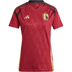 adidas RBFA Belgien Heimtrikot 2024 Damen IQ0774 - team coll burgundy 2 XXS