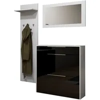 Borchardt Möbel Garderoben-Set, (3 St.), schwarz