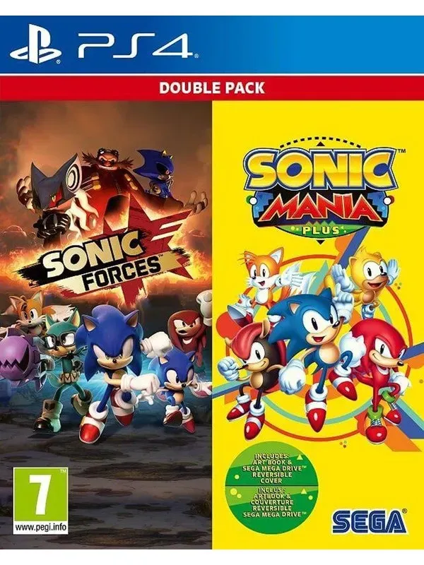 Sonic Mania Plus and Sonic Forces Double Pack - Sony PlayStation 4 - Action - PEGI 7
